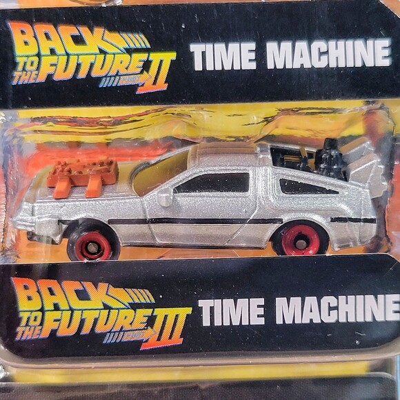 Jada Nano Hollywood Rides Back to the Future Movies DeLorean 3 Mini Die Cast New - Picture 8 of 8